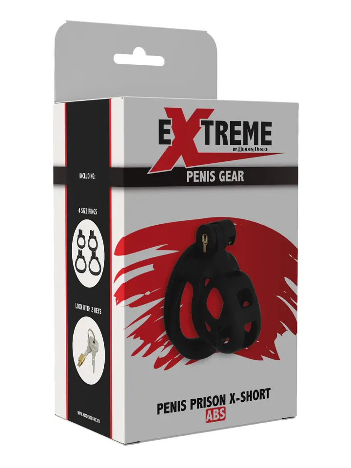 Penis Prison Cock Cage X-Short - Šķīstības būris 5 [full]