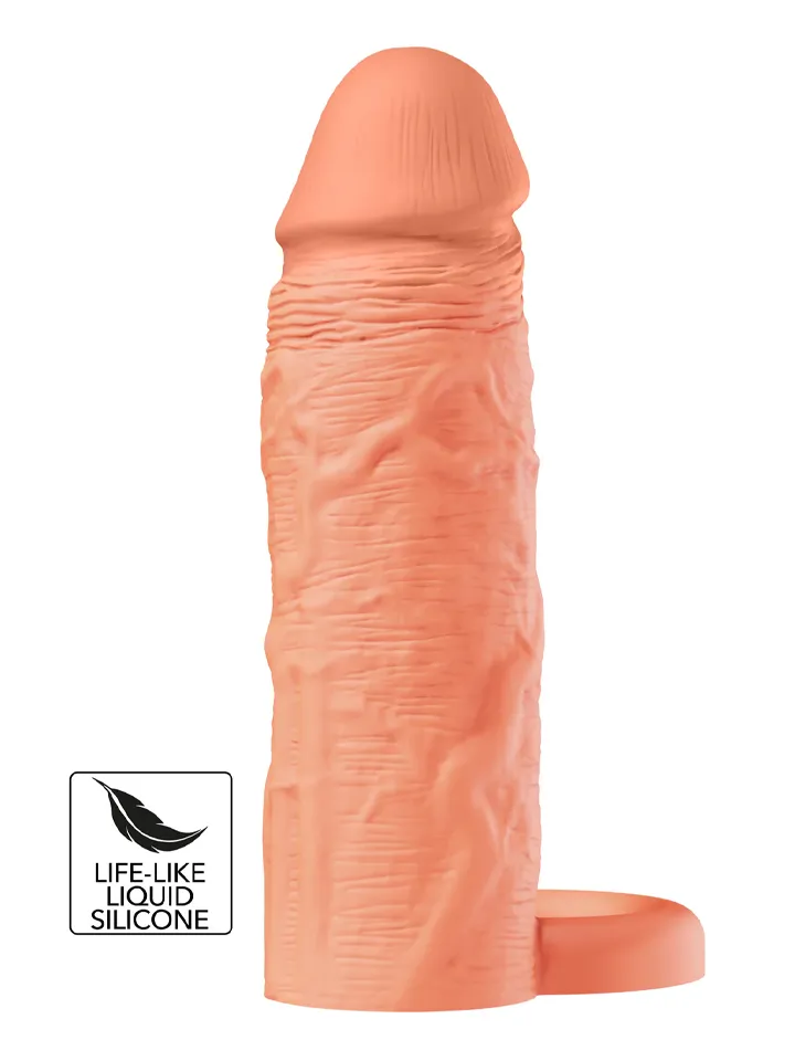 Penis Sleeve Liquid Silicone Ring 15 cm - Penisa pagarinātājs/dzimumlocekļa piedurkne 1 [full]