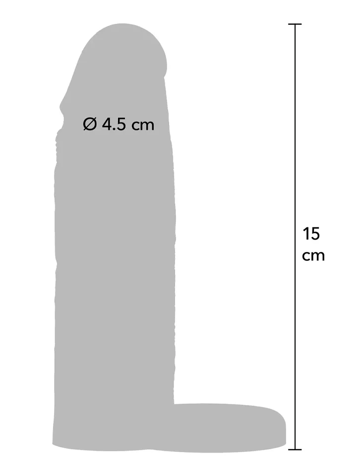 Penis Sleeve Liquid Silicone Ring 15 cm - Penisa pagarinātājs/dzimumlocekļa piedurkne 2 [full]