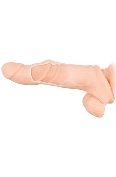 Penis Sleeve With Extension - Penisa pagarinātājs/dzimumlocekļa piedurkne 4