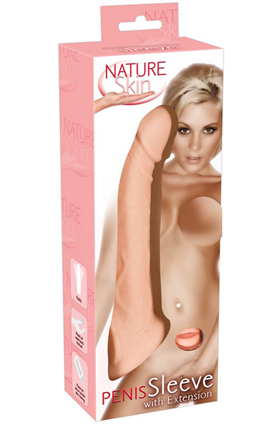 Penis Sleeve With Extension - Penisa pagarinātājs/dzimumlocekļa piedurkne 5