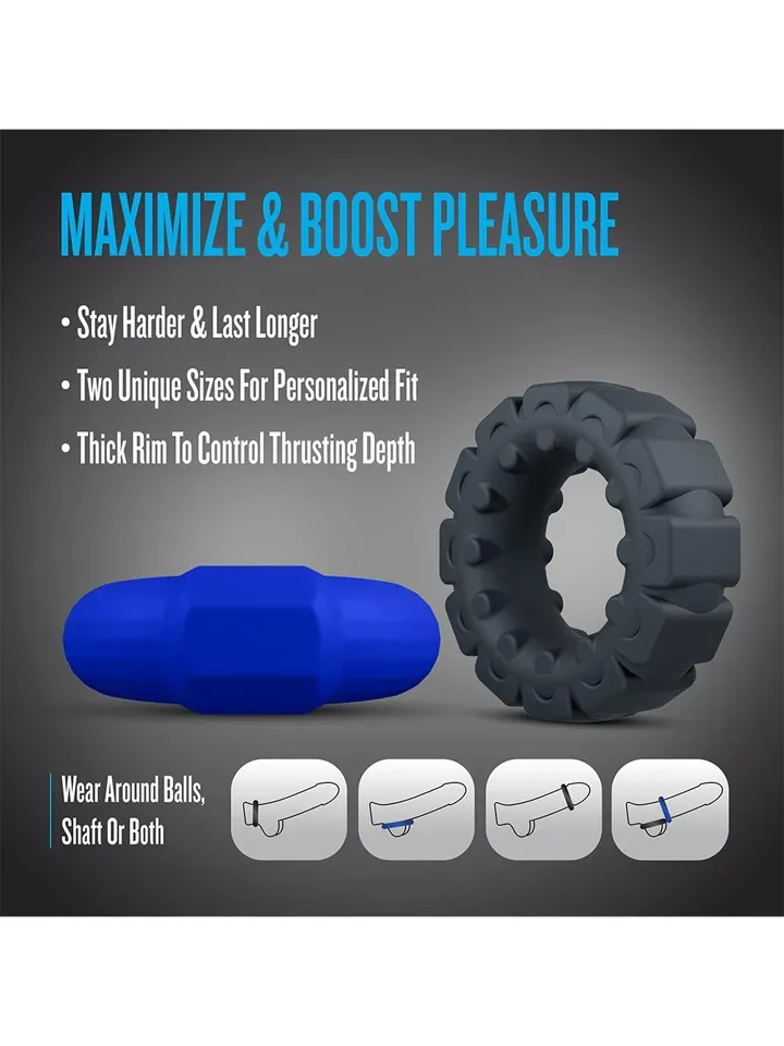 Performance Plus Engage Cockring Set - Gaiļa gredzenu komplekts 3 [full]