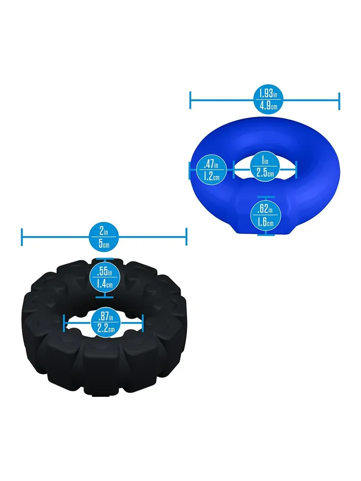 Performance Plus Engage Cockring Set - Gaiļa gredzenu komplekts 5 [full]