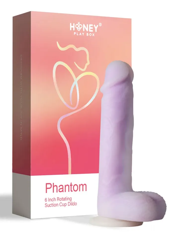 Phantom Realistic & Rotating Dildo 21 cm - Vibrējošs dildo 4 [full]