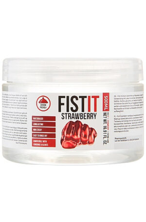 Pharmquests Fist It Strawberry Extra Thick 500ml - Dūres/tūpļa smērviela 1