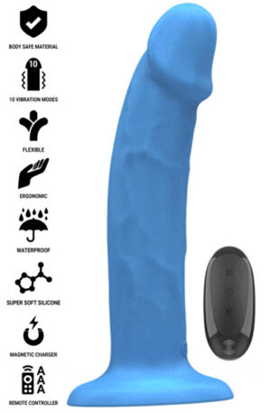 Phoebe Realistic Vibrator 10 Modes Remote Control - Vibrējošs paplašinātājs 1