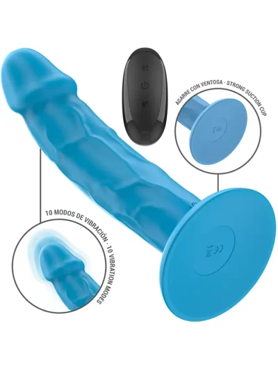 Phoebe Realistic Vibrator 10 Modes Remote Control - Vibrējošs paplašinātājs 2