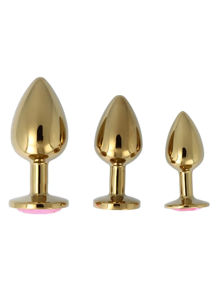 Pick & Love Metal Anal Plug Set - Anālā spraudņa komplekts 2 [full]