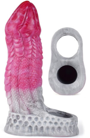 Pink Alien Monster Extend Penis Sleeve - Penisa pagarinātājs/dzimumlocekļa piedurkne 1