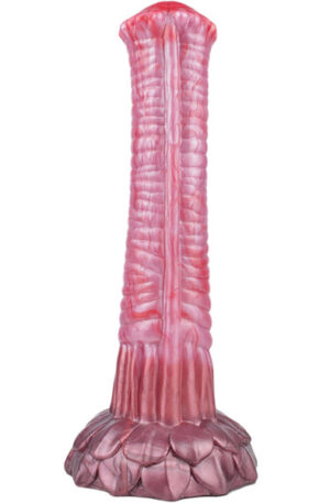 Pink Alien Tork Metallic Dildo 27 cm - Dragon dildo 1