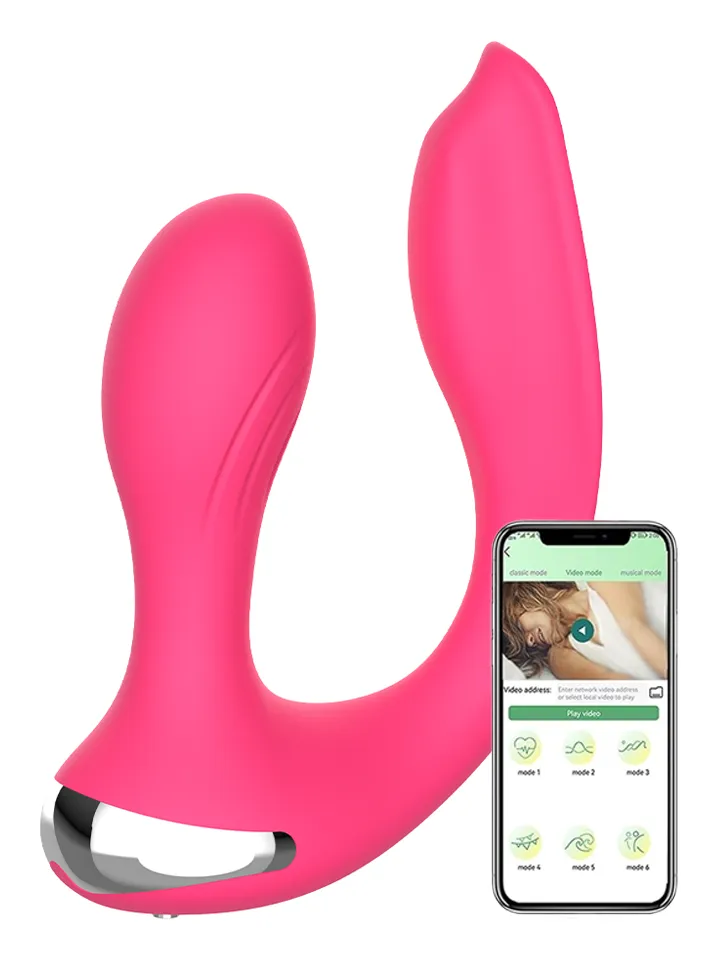 Pink Wearable Vibrator With App - Lietotnes kontrolēts vibrators 1 [full]