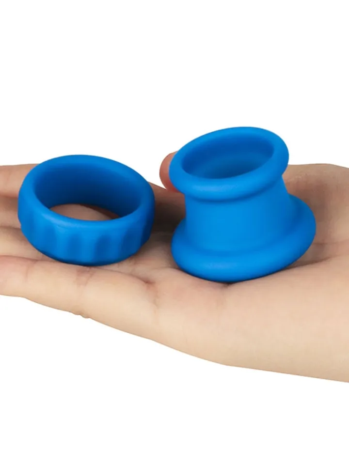 Pinnacle Pro Twin Flex Stretcher Double Penis Ring - Dzimumlocekļa un sēklinieku maisiņa gredzeni 3 [full]