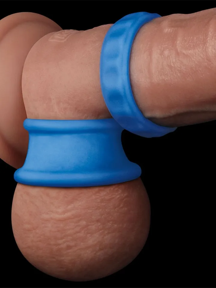 Pinnacle Pro Twin Flex Stretcher Double Penis Ring - Dzimumlocekļa un sēklinieku maisiņa gredzeni 4 [full]