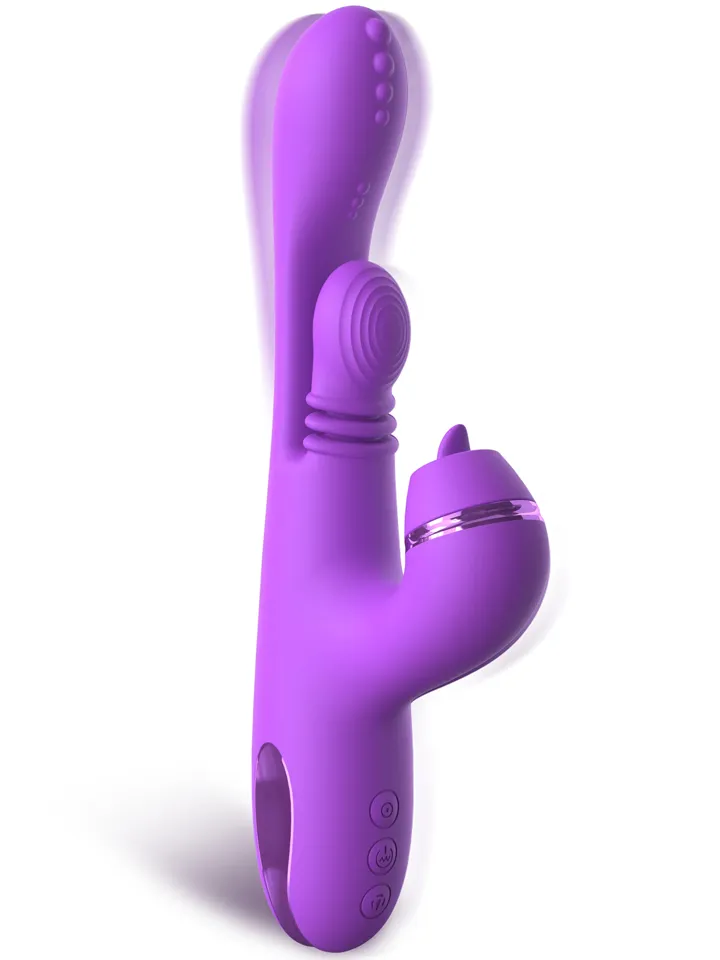 Pipedream Fantasy For Her Intimotion Pulse Pro - Trušu vibrators ar rotējošu mēli 3