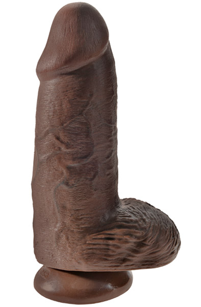 Pipedream King Cock Chubby Brown 23 cm - XL dildo 1