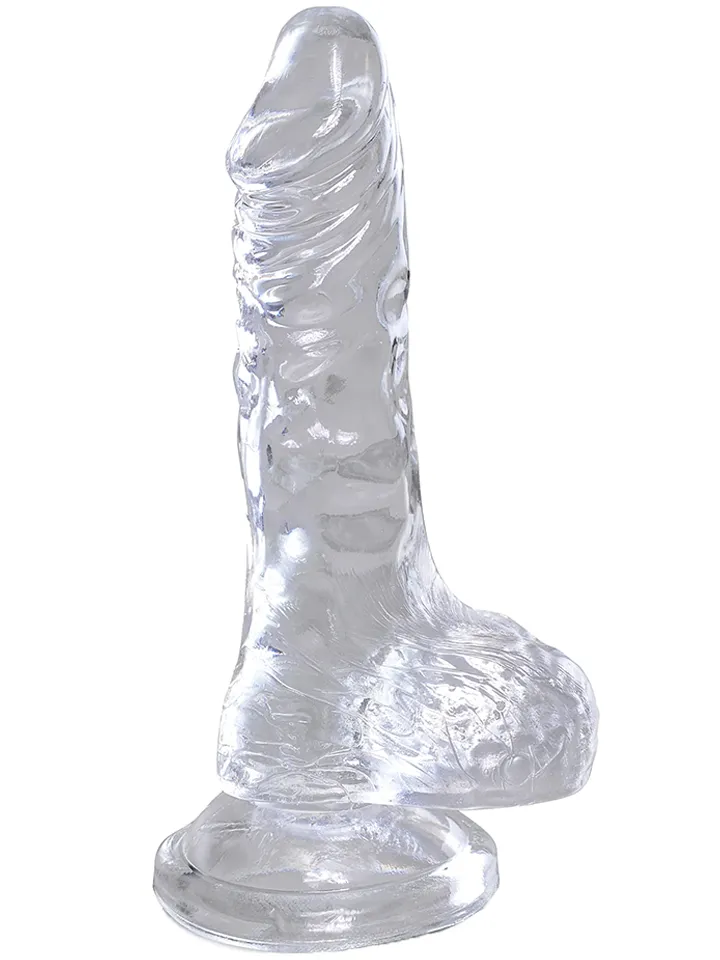 Pipedream King Cock Clear 10 cm - Mazs dildo 1