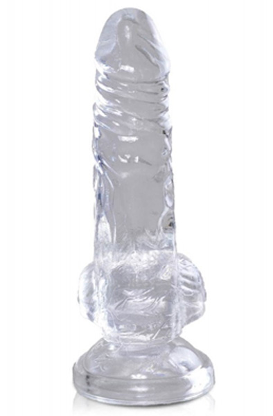 Pipedream King Cock Clear 10 cm - Mazs dildo 2
