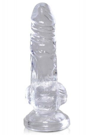 Pipedream King Cock Clear 10cm - Mazs dildo 1