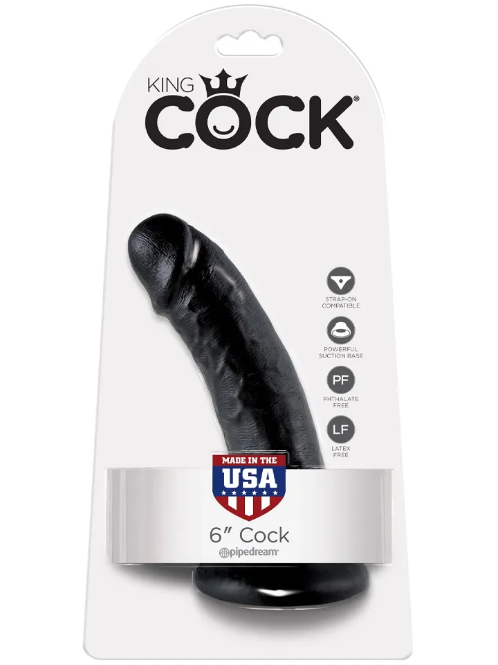 Pipedream King Cock Dildo Black 15 cm - Dzīvīgs dildo 4