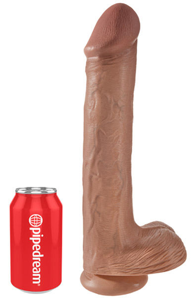 Pipedream King Cock With Balls Tan 33 cm - XL dildo 2