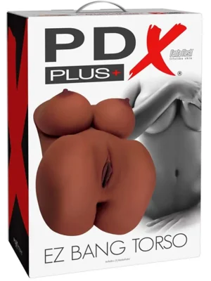 Pipedream PDX Plus EZ Bang Torso Brown 6kg - Seksa lelle 1