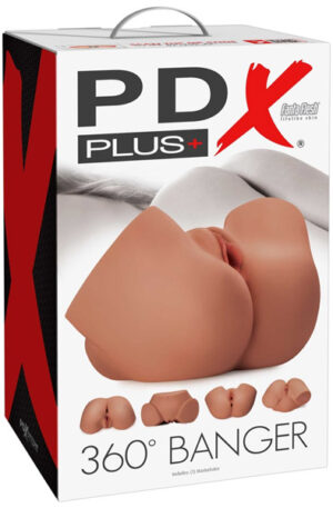 Pipedream PDX Plus Female 360 Banger Tan - Seksa lelle 1