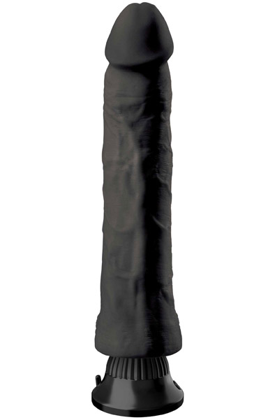 Pipedream Real Feel Deluxe Black 30 cm - Vibrējošs dildo 2