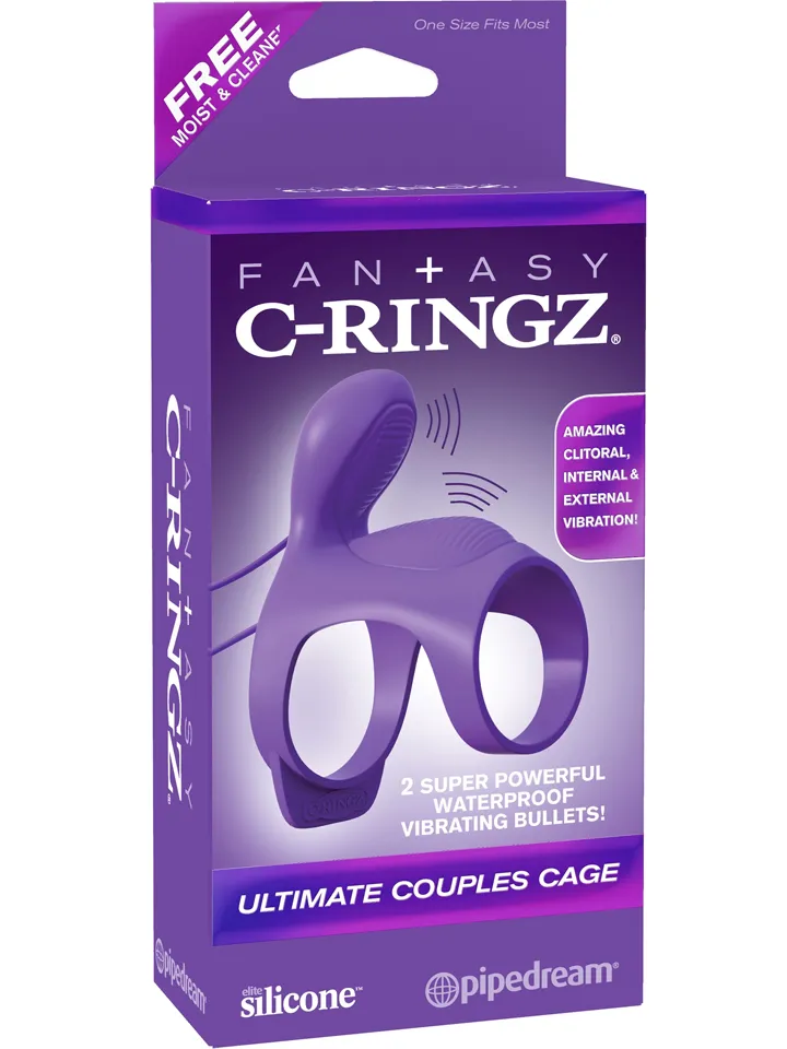 Pipedream Ultimate Couples Cage - Vibrējošs gaiļa gredzens 3