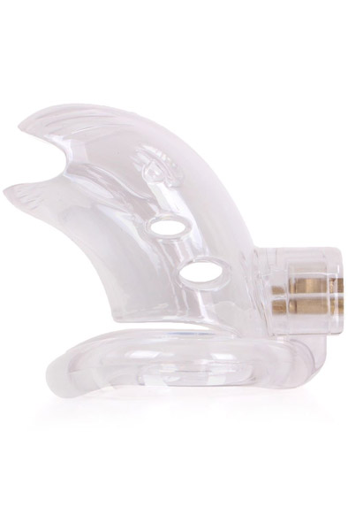 Plastic Chastity Cage Clear - Šķīstības būris 1