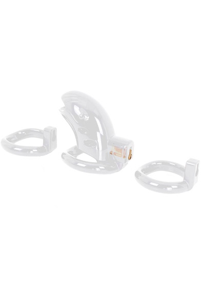 Plastic Chastity Cage Clear - Šķīstības būris 2