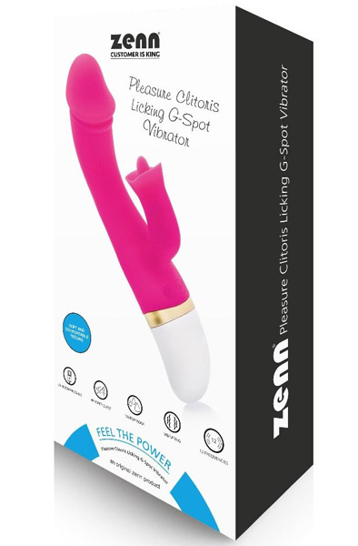 Pleasure Clitoris Licking G-Spot Vibrator - Trušu vibrators 4