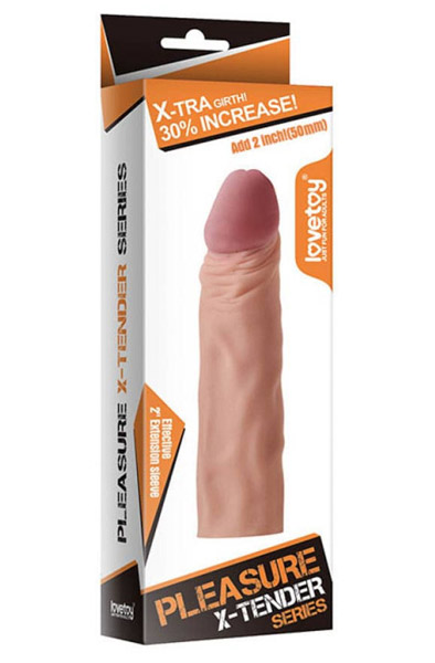 Pleasure X Tender Penis Sleeve - Penisa pagarinātājs/dzimumlocekļa piedurkne 4