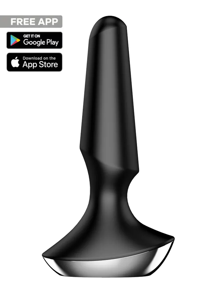 Plug-ilicious 2 Black Bluetooth & App - Vibrējošs anālais spraudnis 1 [full]