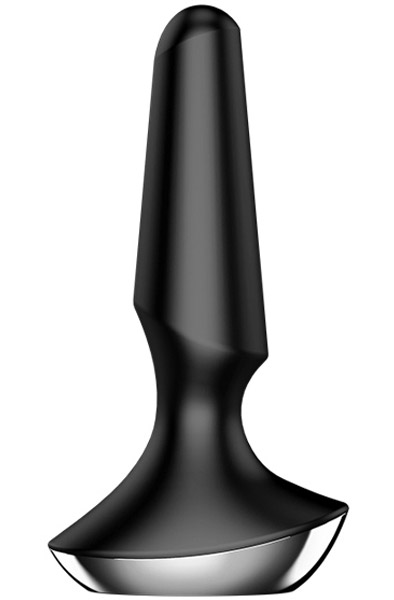 Plug-ilicious 2 Black Bluetooth & App - Vibrējošs anālais spraudnis 1