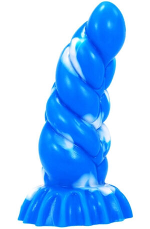 Plug Skarix Blue-White 20 cm - Dragon dildo 1