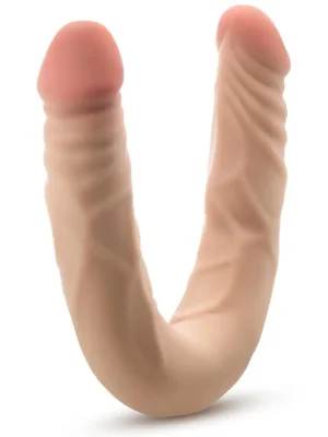 Posable Double Dong Beige 35,5 cm - Dubultā dildo 1