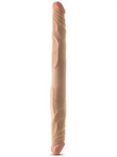 Posable Double Dong Beige 35,5 cm - Dubultā dildo 2