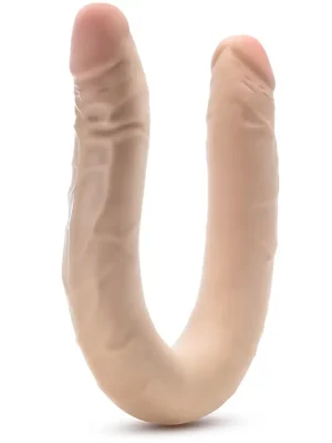 Posable Double Dong Beige 42 cm - Dubultā dildo 1