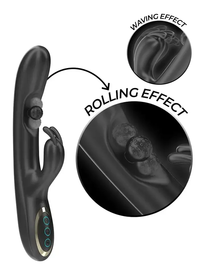 Powerful Rabbit Vibrator With Rolling Pearl - Trušu vibrators 1 [full]
