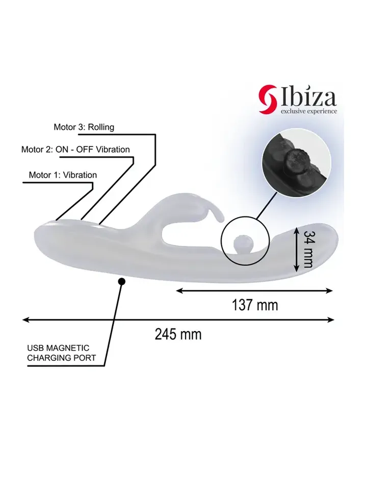 Powerful Rabbit Vibrator With Rolling Pearl - Trušu vibrators 3 [full]