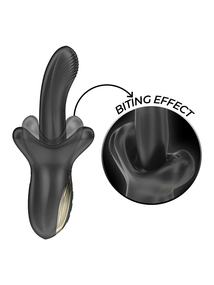 Powerful Vibrator With Thrusting & Biting Effect - Trušu vibratori 2 [full]