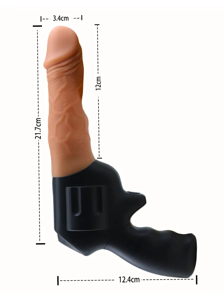 PowerShot Vibrating & Thrusting Dildo - Vibrējošs dildo 2 [full]