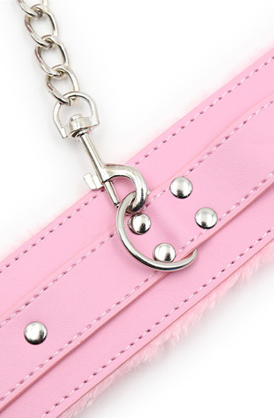 Premium Fur Lined Wrist Restraints Pink - Rokudzelži 5