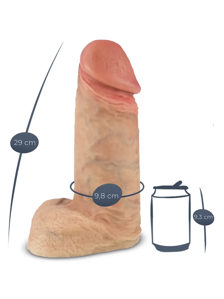 Premium Real Skin XXL Dildo 29 cm - XXL dildo 2 [full]
