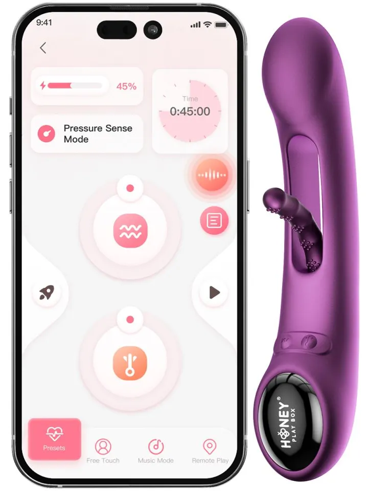 Pressure Sensing App-Controlled G-spot Vibrator - Lietotnes kontrolēts vibrators 1