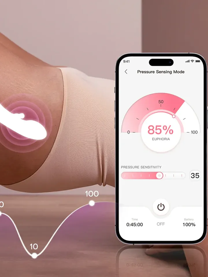 Pressure Sensing App-Controlled G-spot Vibrator - Lietotnes kontrolēts vibrators 2 [full]