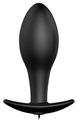 Pretty Love Anal Plug Black Anchor with Remote Control - Vibrējošs anālais spraudnis 1