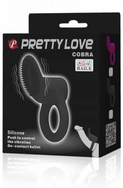 Pretty Love Cobra - Vibrējošs gaiļa gredzens 2