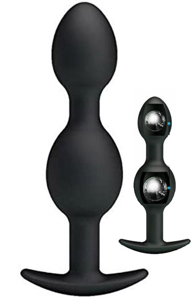 Pretty Love Heavy Balls Silicone Butt Plug 3 - Anālais spraudnis 1