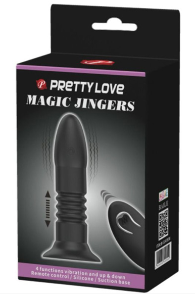 Pretty Love Magic Jingers Black - Anālais spraudnis ar tālvadību 3
